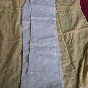 Kurta Pyjama Set Yellow