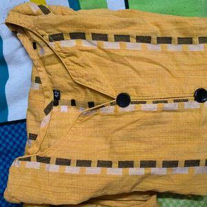 Khadi Cotton Kurti With Pant