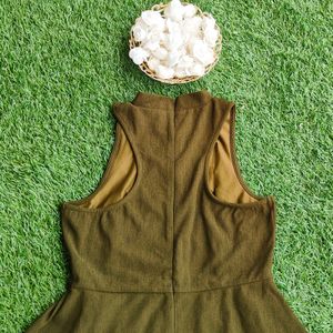 ❗Scullers: Olive green High Low long Top #BuyNow