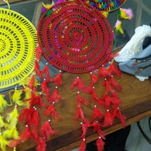 Big Knitted Dream Catcher upto 28 inch length