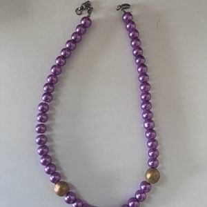 Beaded Necklace With 2 Terracota Beads