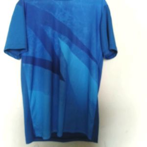 Unisex Blue Pattern Tshirt