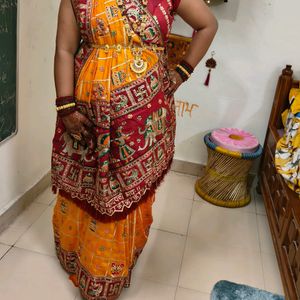 Heavy Work Saree With Stich Blouse