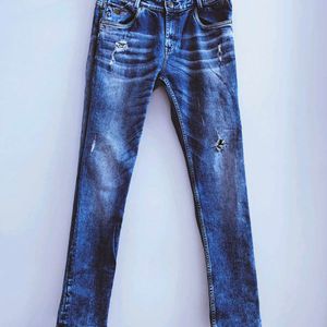 Mufti Stretchable Distressed Jeans