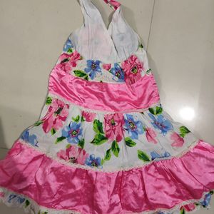 Girls Halter Neck Dress