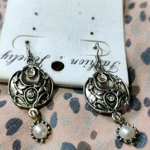 Black Metal Earrings