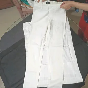 White Skinny Trousers For Women