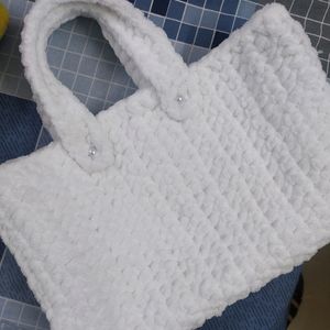 Handmade Cute Crochet Handbag 🤍👜