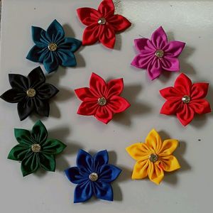 Hand Made Fabric Flowers