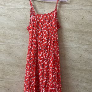 Mini Dress With Flower Print