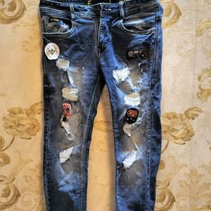 Fendi RomaBranded Jeans For 11 Years Old Boy.