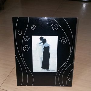 Black Glass Photoframe 8.5* 10.5 Inches