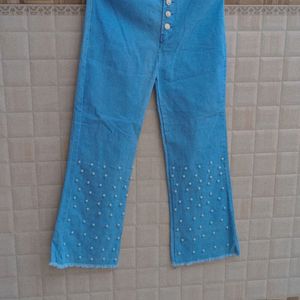 Pearl Flarred Denim Jeans