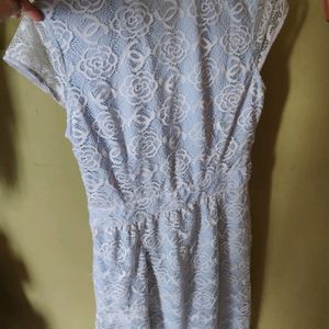 Sky Blue Net Dress