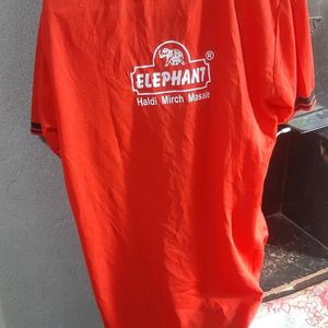 Red Casual T-shirt