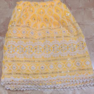 Chikankari Embroidery Naira Cut Kutta Set Baby