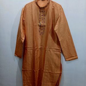 Kurta Chudidar Set (Orange)