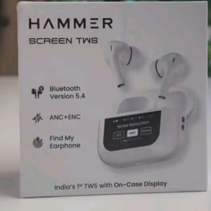 Hammer Earbuds Touch Screen New Box Never Used