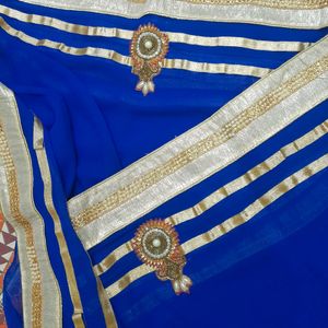 Royal Blue Saree