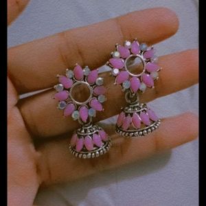 Cute Earring And Jhumka Combo