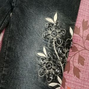 Embroidery Jeans