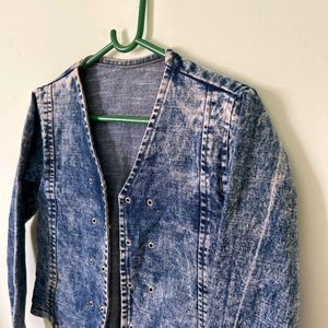 Denim Crop Jacket