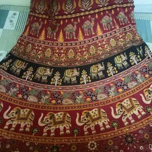 Women Jaipuri Rapron Skirt 🎀😍