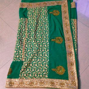 Combo Offers Georgette  Designer Saree