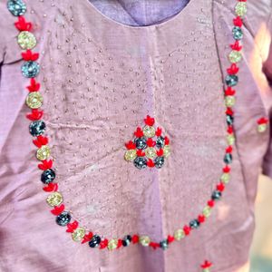 Hand Embroidered Kurti