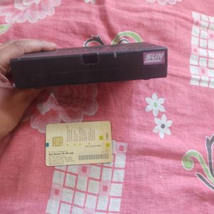 Sun Direct Setop Box Remote + Card