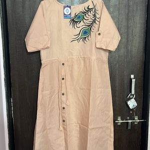 Nude Colour New Kurta