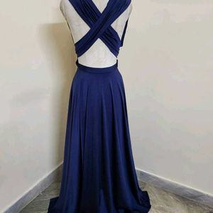 Navy Blue Gown