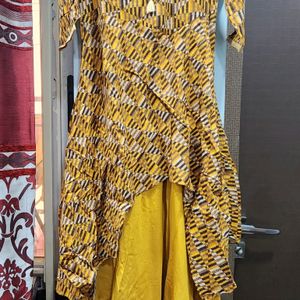 Multi-layered Kurti- Yellow