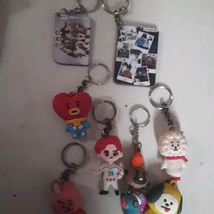 BTS & BT21 keychain At Just Affordable Price ₹300