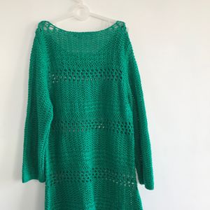 Green Crochet Top