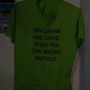 Lime Green T-shirt You Want Call Me 9082106010