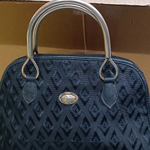 Trendy Steel Handle Hand Bag