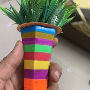 Handmade Pot And Plant