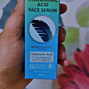 Combo Of Wow Hyaluronic Acid Face Wash And Serum