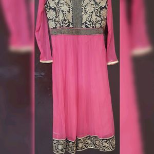 Pink Color Anarkali Suit .