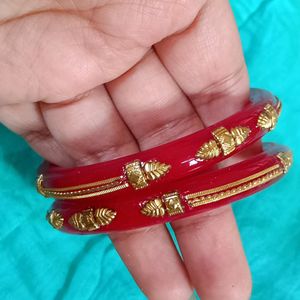 Red Bangles - Not Used - Brand New