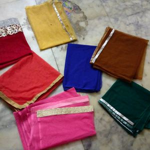 7 Front Colour Of Dupatta Set Of 7