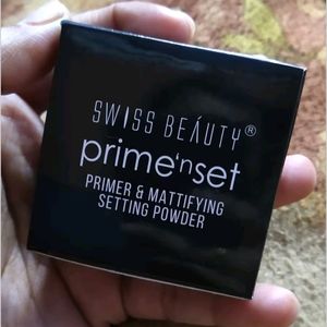 Swiss Beauty Primer And Mattifying Setting Powder