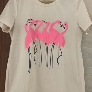 Shein Flamingo Tshirt In S