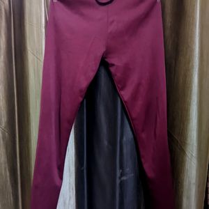 Leggings For Exercise ,Fashion (Maroon)