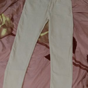 Beige Jeans