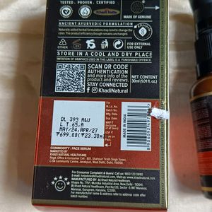 Khadi Natural Vitamin C Face Serum