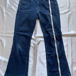 Women Blue Pant Bellbottom Style