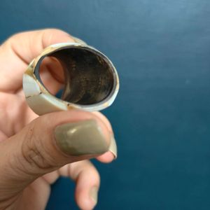 Old Abalone Shell Ring