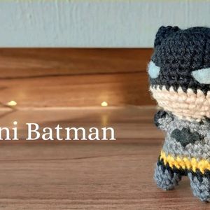 Crochet Batman Keychain